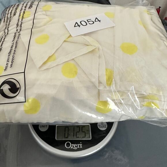 Anthropologie WHIT TWO Yellow Polka Dot Maxi Preppy Dress With Pockets Women L - Picture 13 of 13